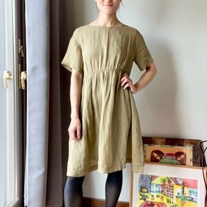 Klee Klee 100% ramie dress